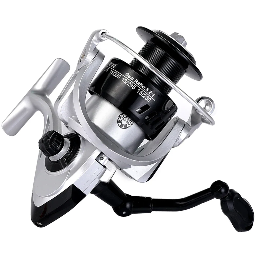 Spinning Fishing Reel 10kg Max 13BB Ball Bearings 5.2:1 Gear Ratio 2000-7000 For Perch Bass and Pike All Water spinning fishing reels,fishing reels