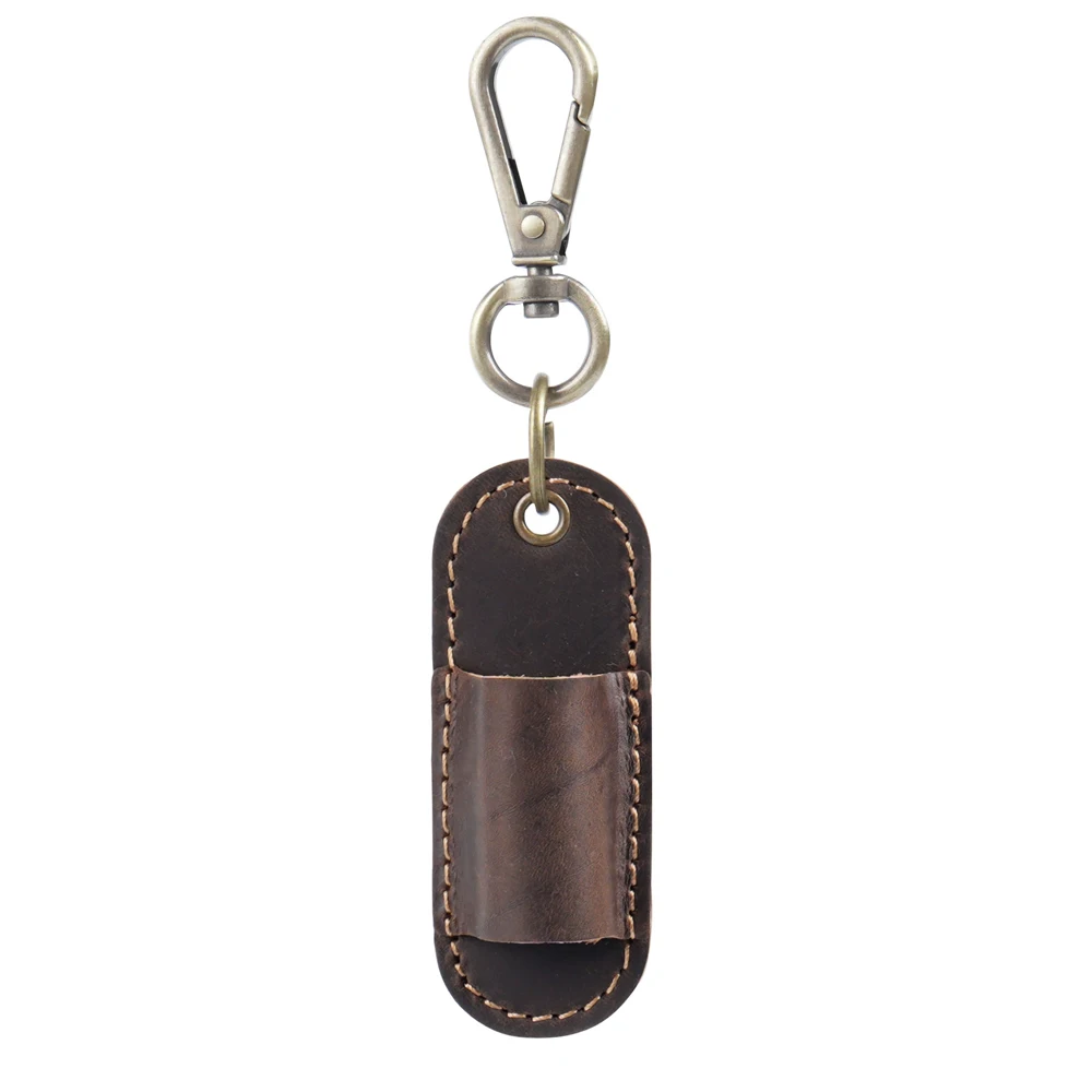 Compact Travel-Friendly Pen Holder with Keychain Attachment and Mini Pencil Case