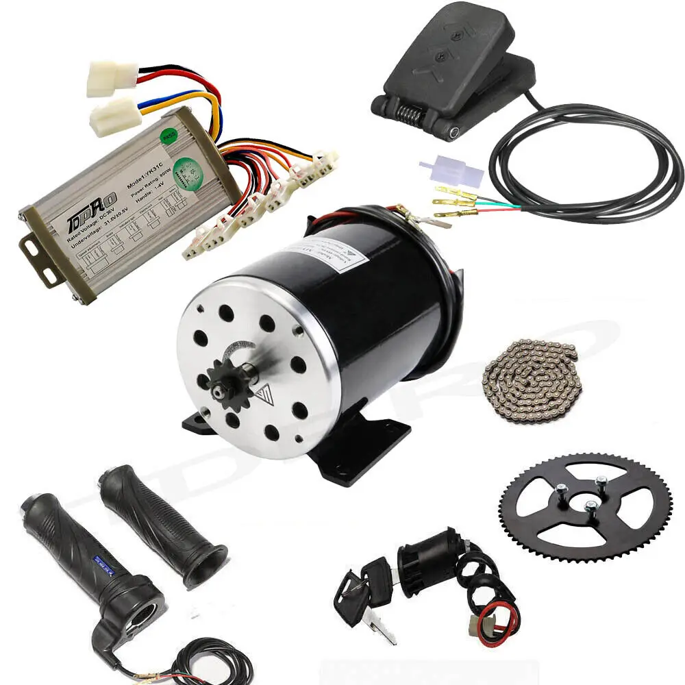Tdpro 36V 800W Controller Motore Elettrico A Spazzola 800W Kit Scooter E Bike Go Kart Trike