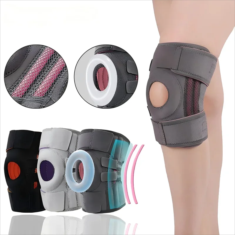 1PC Orthopedic Knee Pad Knee Brace Support Joint Pain Relif Patella Protector Adjustable Sport Kneepad Guard Meniscus Ligament
