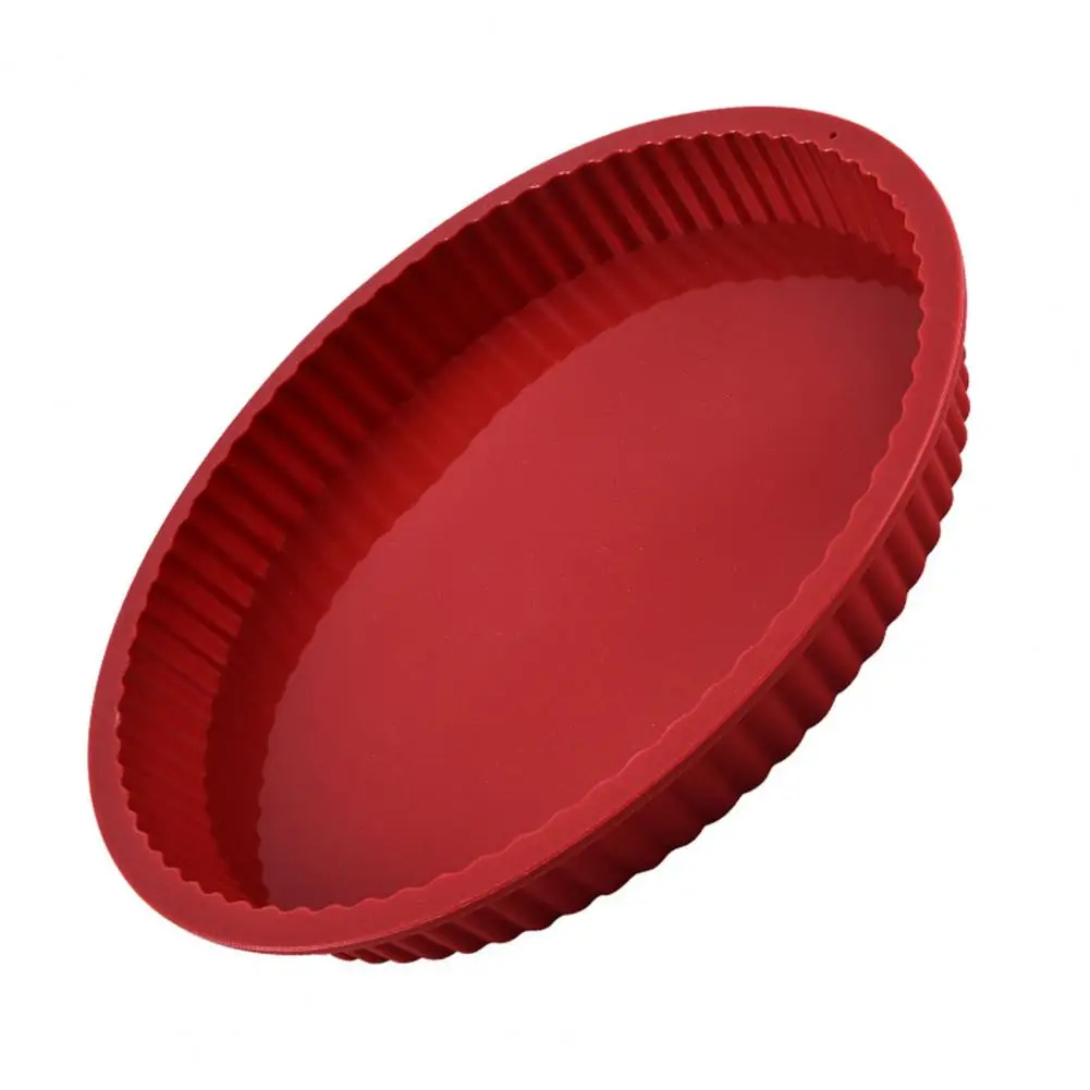 

Baking Pan Mold Non-stick Silicone Round Cake Pan Mold for Home Kitchen Baking Versatile Heat-resistant Pastry Pan for Easy