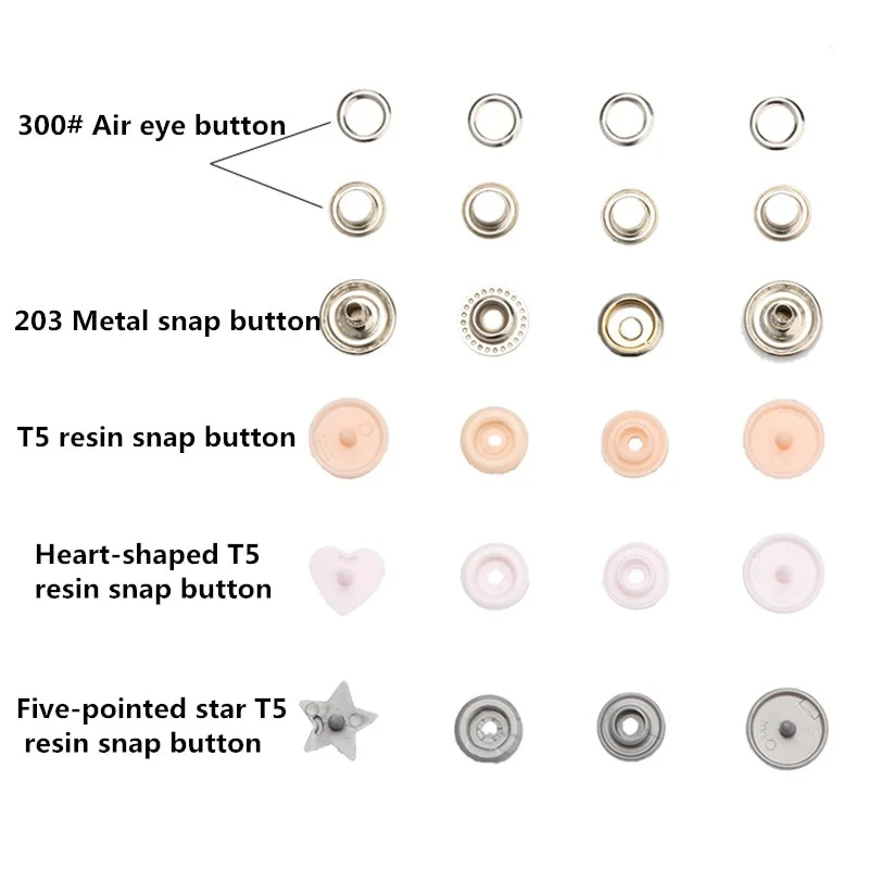 T5 Plastic Buttons Multifunction Snaps and 3 Kinds Replace Snap Pliers Set Buttons for Clothing Sewing Accessories & Craft 4