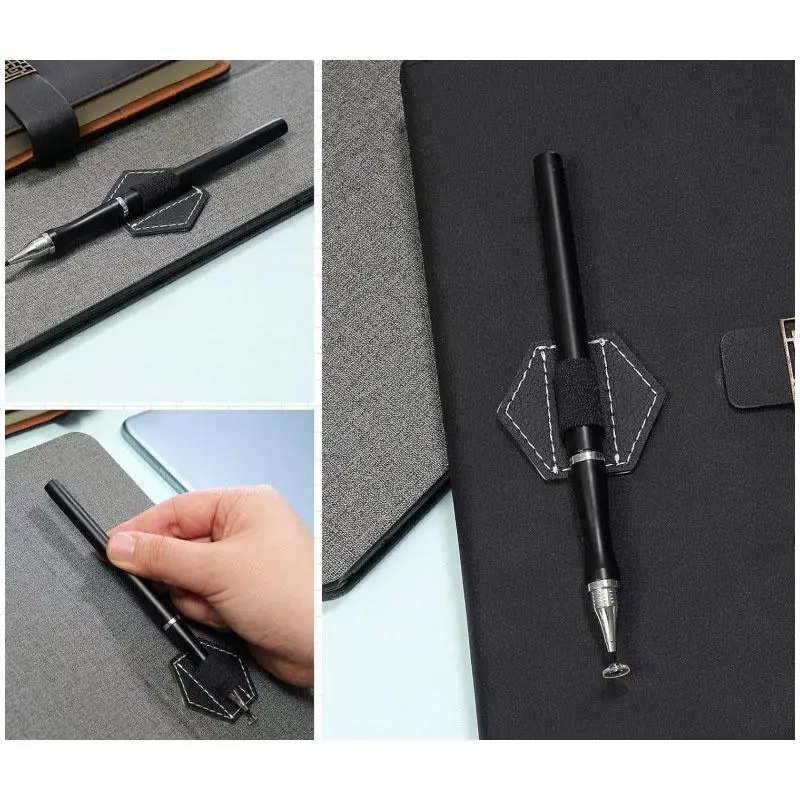 PU Self-adhesive Pen Holder IPad Capacitive Pen Holder Stationery Organizer