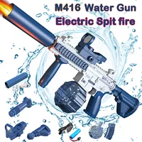 M416 Water Gun Electric Automatic Airsoft Pistol Spurt Fire Water Guns Swimming Pool Beach Party Game Outdoor Water Toy for Kid 1