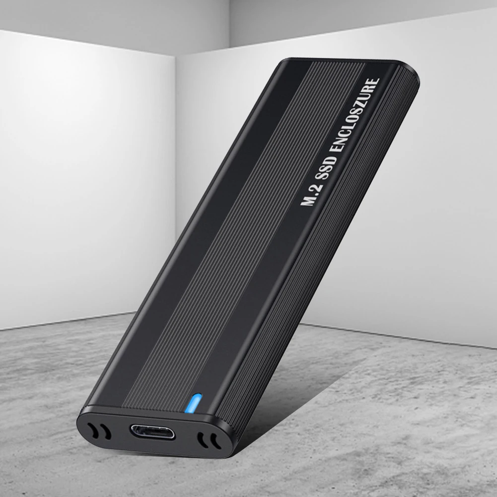 M.2 NVME SSD Enclosure External M2 NVMe Case M2 Type C 10Gbps Adapter M Key HD Storage Box for Mac Windows Laptop PC