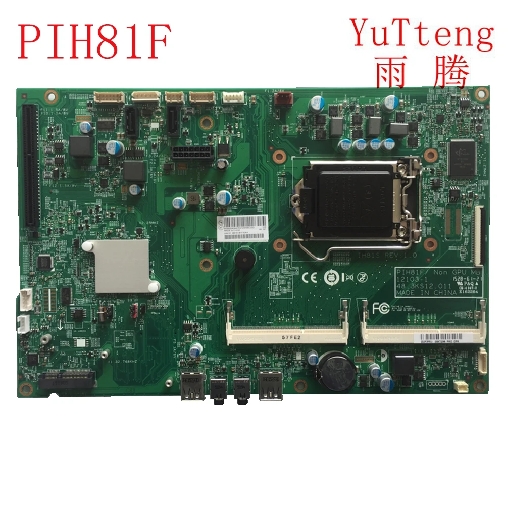 

Материнская плата для Lenovo S520, S3040, M7200z, M7250z AIO, IH81S, PIH81F 12103-1 48, 3ks08. 011, 100% протестированная, полностью работает