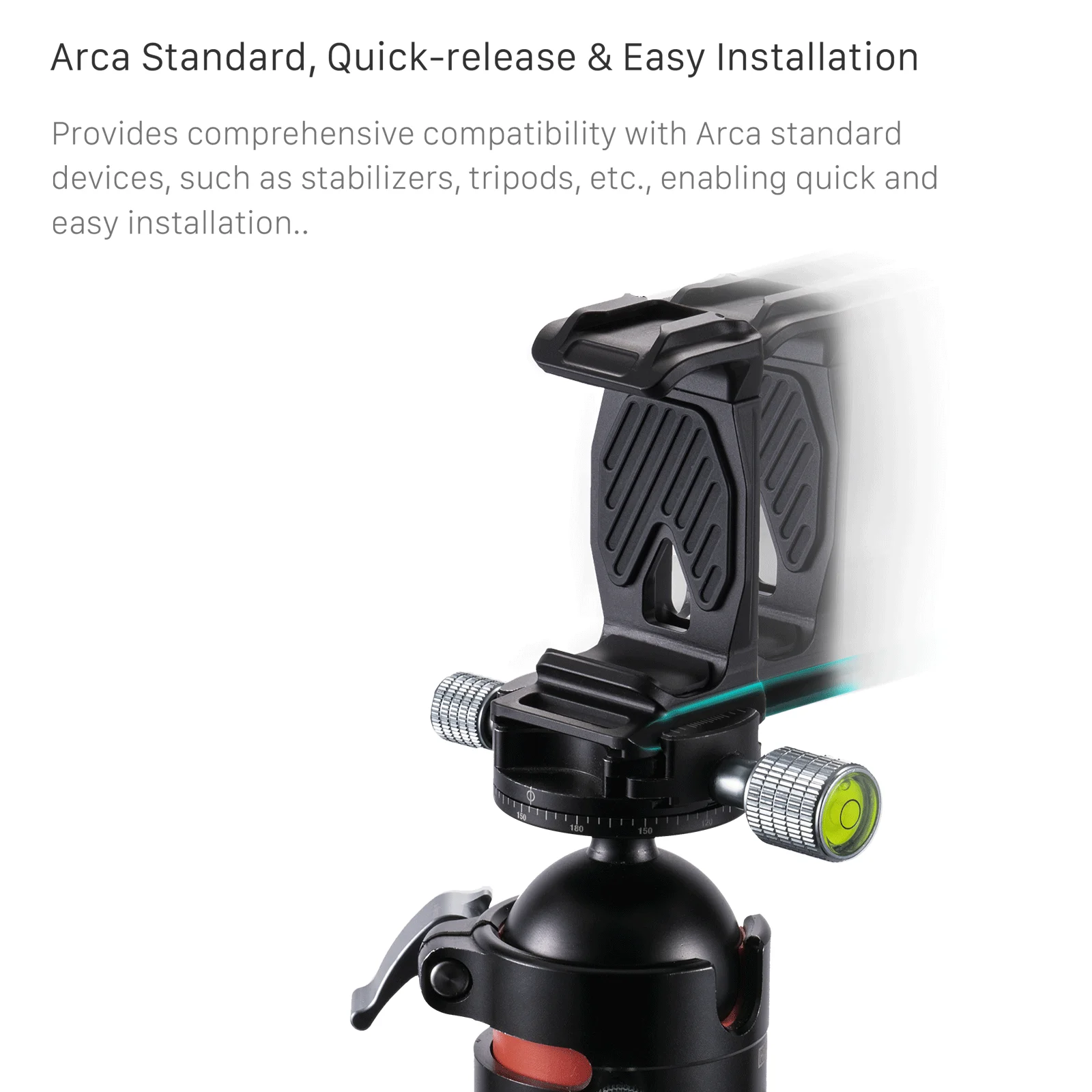 Support De Montage Tilta Pour Moniteur Caméra – 2kg Max, Rotation 360°, Inclinaison 175°, Pinces NATO, 1/4-20, Alliage Alu