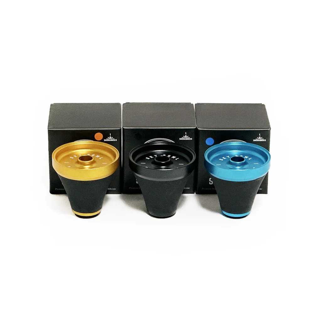 Colorful Hookah Sky Bowl Shisha Water Pipe Bowl Narguile Shisha Chicha Smoking Accessories Hookah