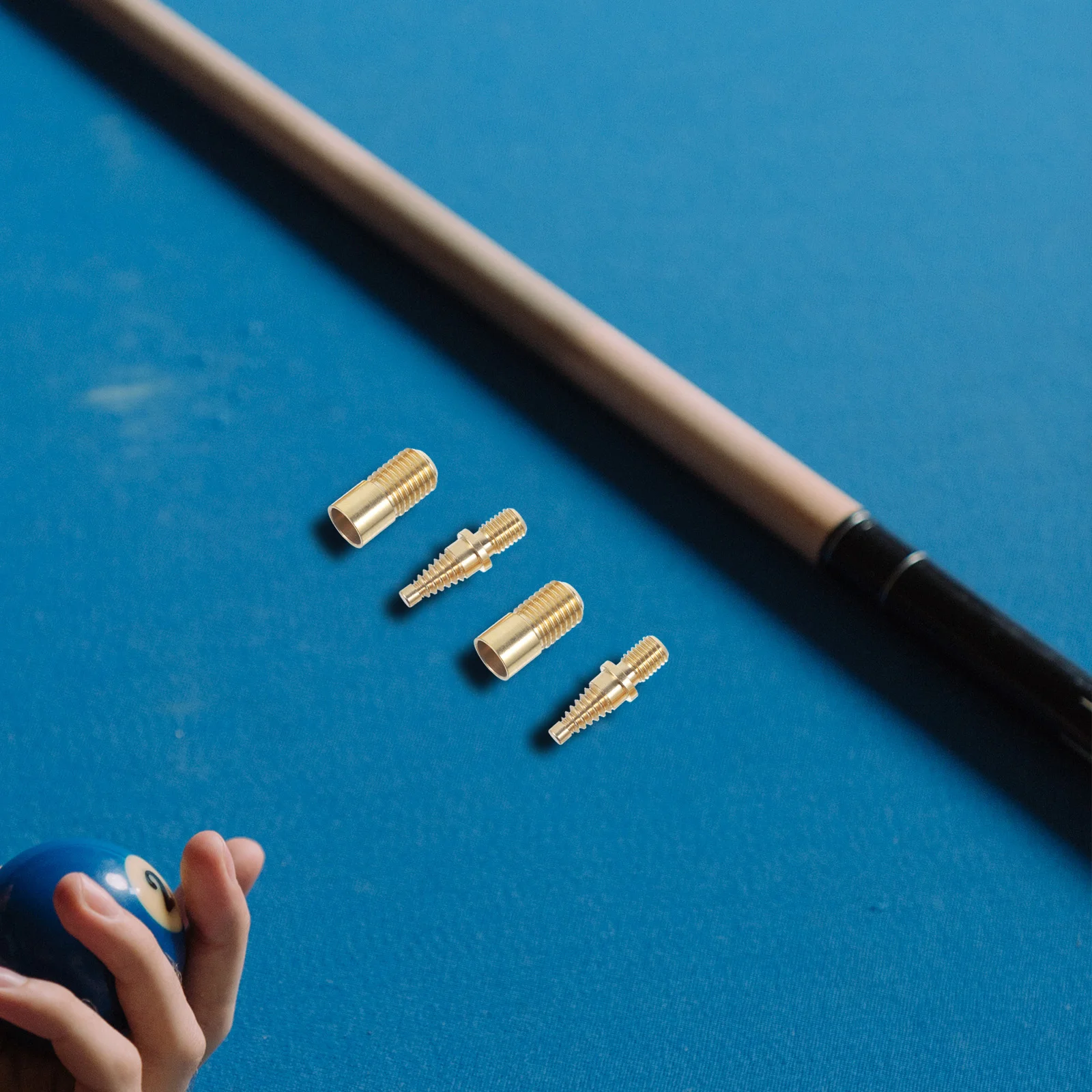 2 Sets Cues Cue Extension Rod Joint Screws Billiard Cue Connecting Screws Heavy Duty Tip Inserting Hardware