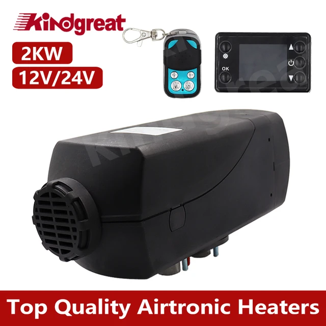 High Quality 12v 24v 2kw Parking Air Diesel Heaters With LCD Switch And  Remote Controller Similar Eberspacher Airtronic D2 - AliExpress