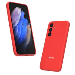 Premium Liquid Silicone Phone Case | Soft Back Cover | Enhanced Protection | Sleek and Stylish Design for A57 (Red)