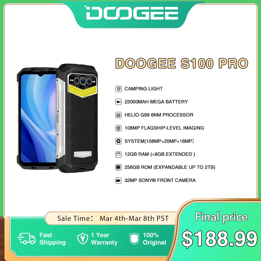 DOOGEE S100 Pro Прочный 6