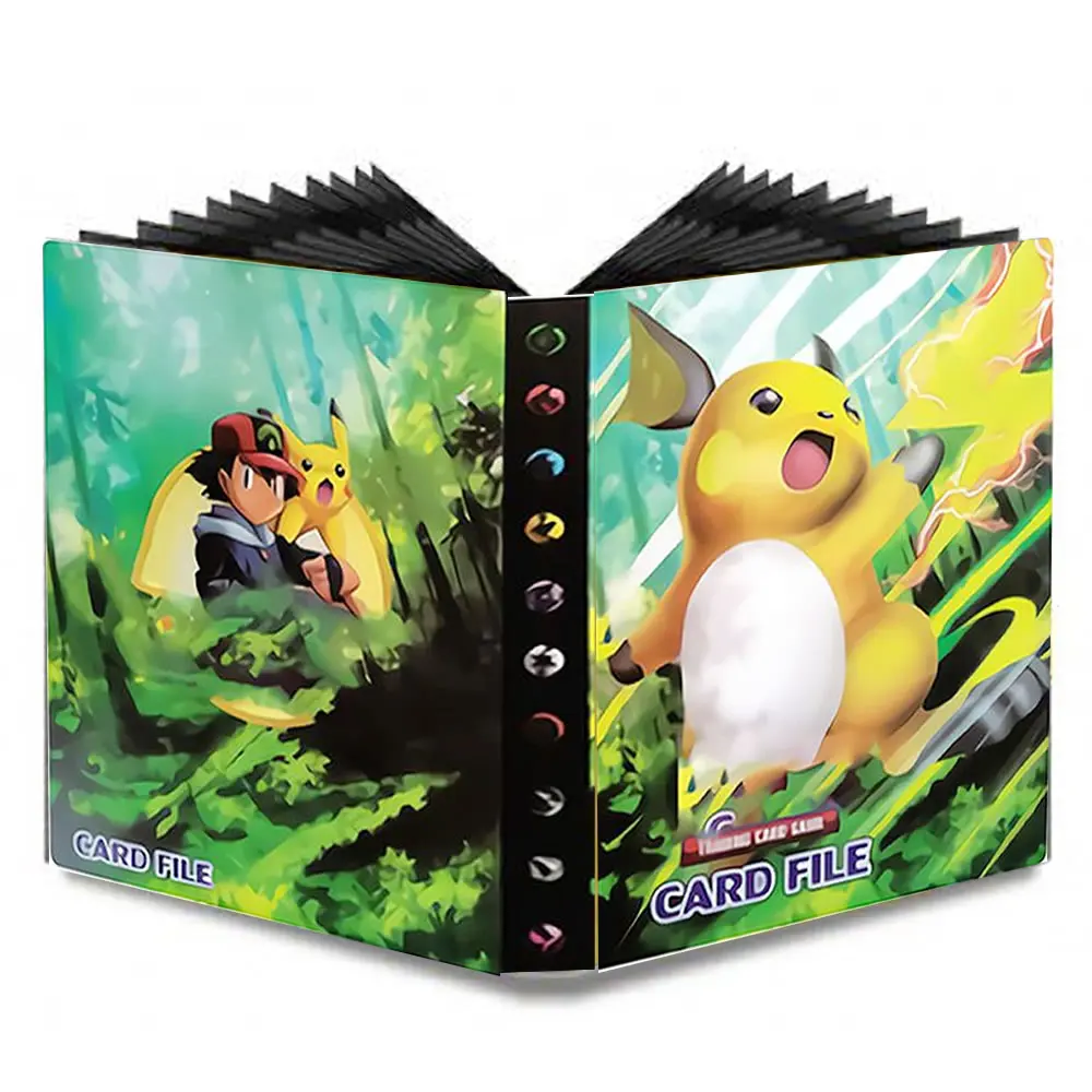 240PCS Cartoon Album Pokemon Book Anime Game Pokemon Cards EX GX