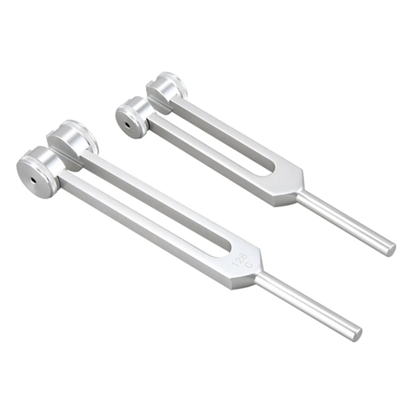 6Pcs/Set 128Hz 256Hz 512Hz 1024Hz 2048Hz 4096Hz Tuning Fork With Hammer For Tuning Fork Kit Healing Sound Vibration Tool 4