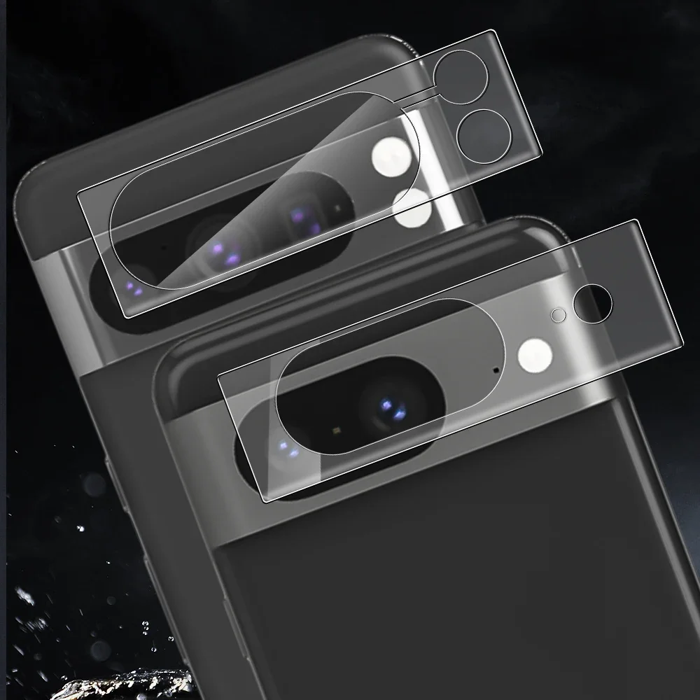 Set of 3 HD Clear Camera Lens Protectors - 9H Tempered Glass Film