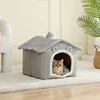 Foldable Pet House Removable Washable Cat House Puppy Cave Sofa Pet Bed House for Extra Small Dogs and Small and Medium Cats 5