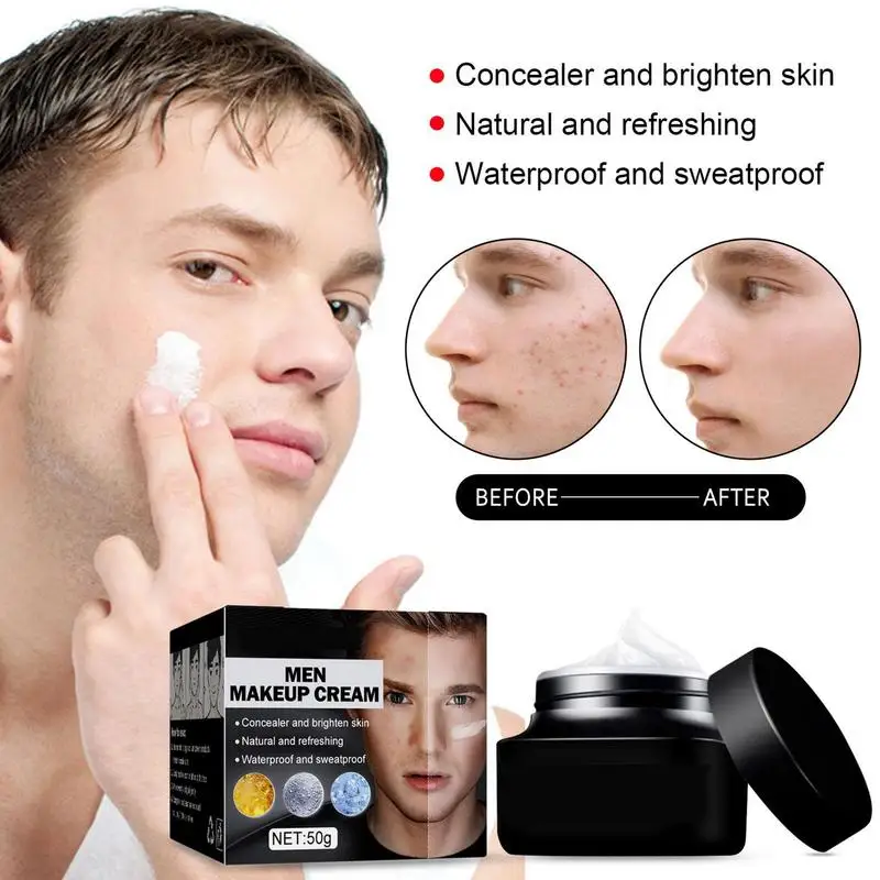 Tinted Moisturizer Face Sunscreen Cream 50g Waterproof Long Lasting Oil