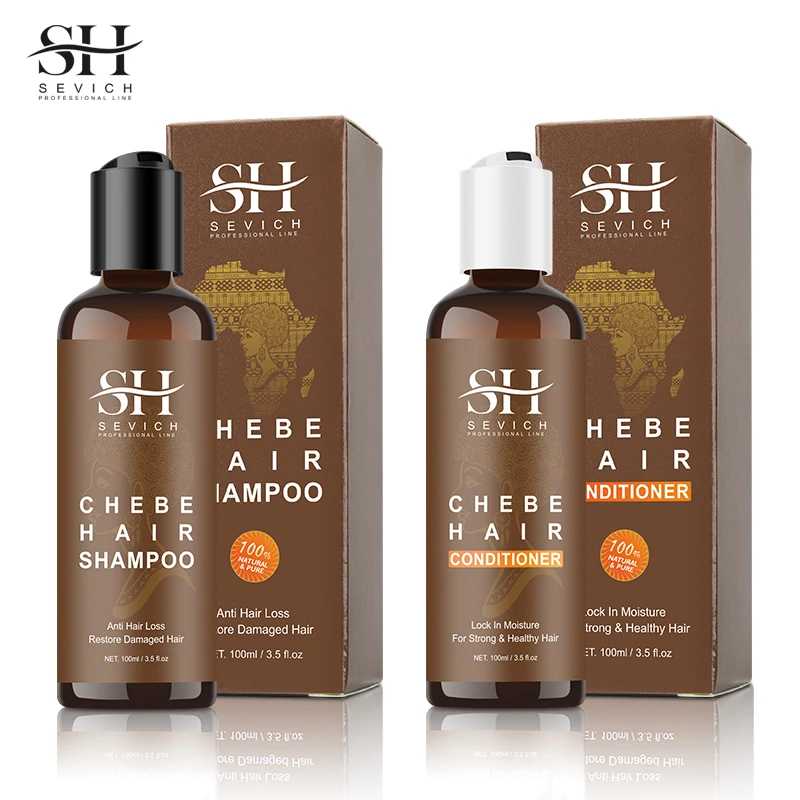 100ml Anti-Hair Loss Chebe Shampoo Strong Hair Root Hair Growth Conditioner Care Products Loss Treatment Sevich