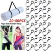 20-50PCS Yoga Mat Strap Belts Adjustable Storage Ties Sports Sling Shoulder Carry Strap Belt Exercise Stretch Fitness Equiment