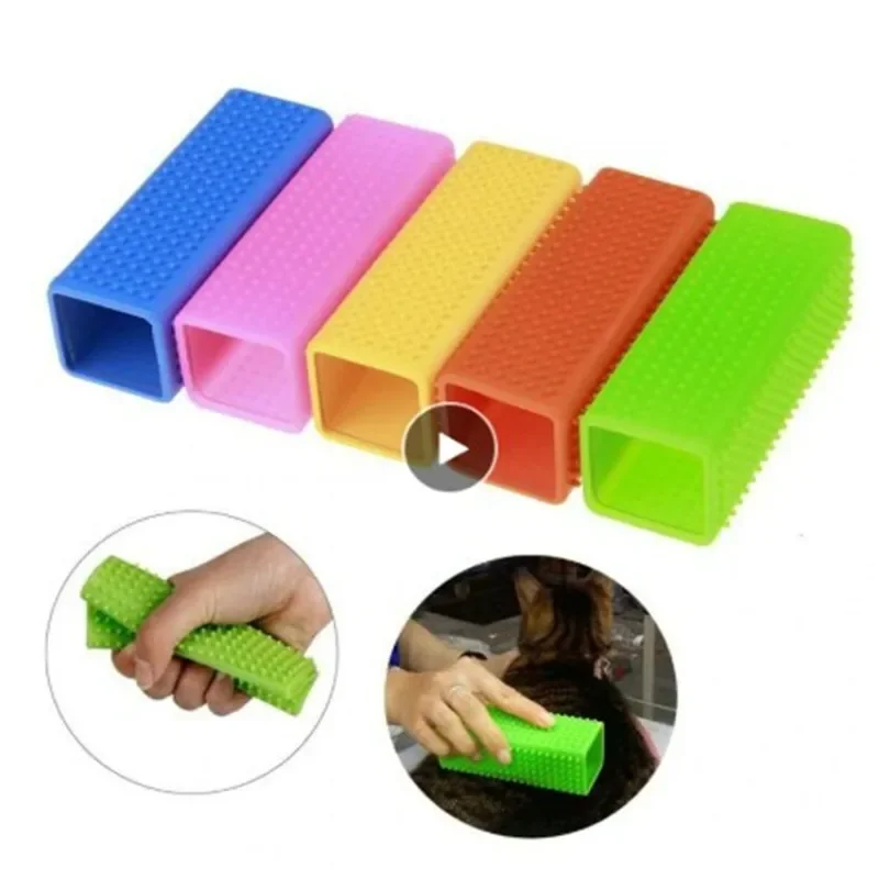 Pet dog cat rubber silicone hair remover Car furniture carpet clothes sofa cleaning brush Cat massage cleaning brush