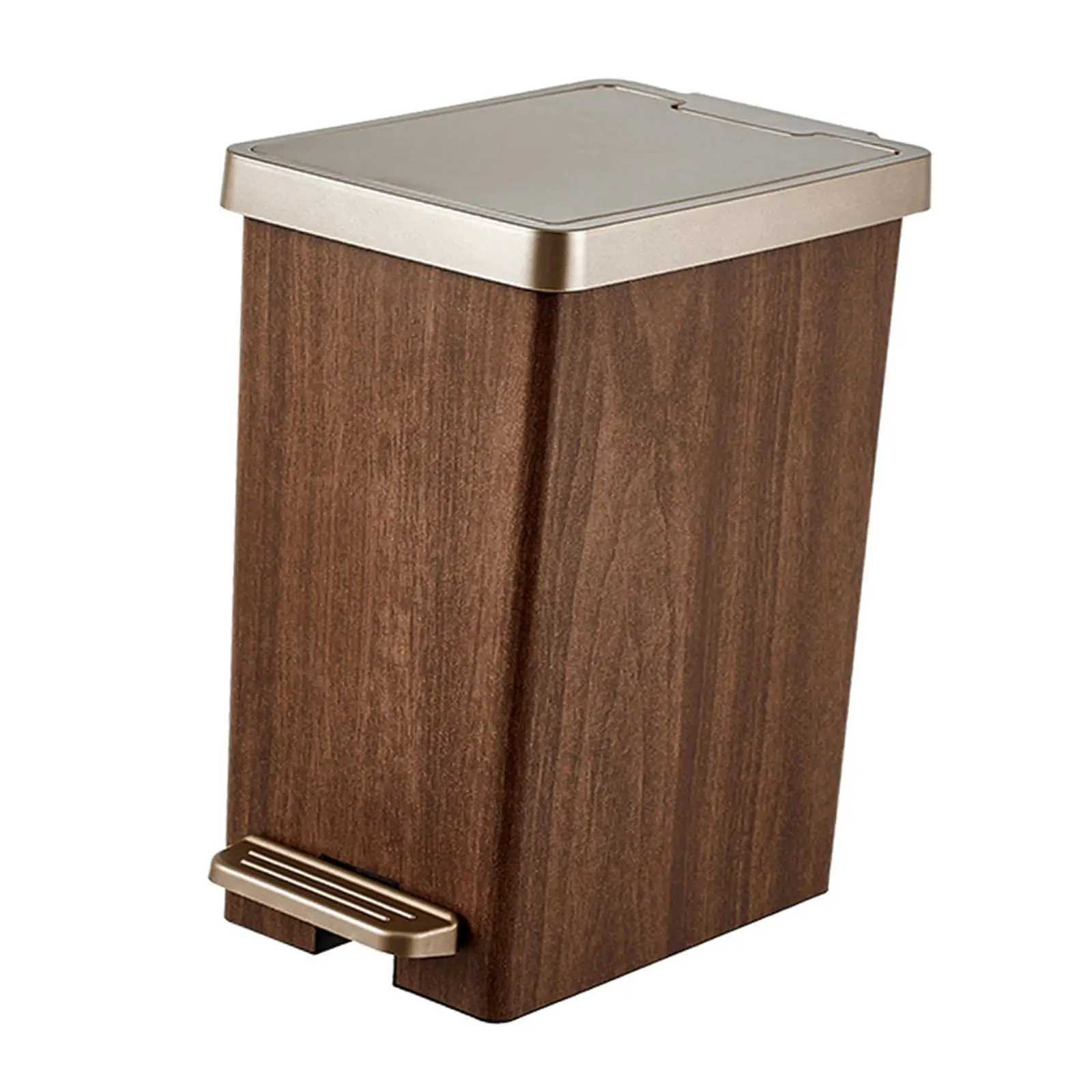 Trash Can Easy to Clean Lightweight Creative Rustic Decorative Waste Basket for Bedroom Restaurant Living Room Office Bathroom