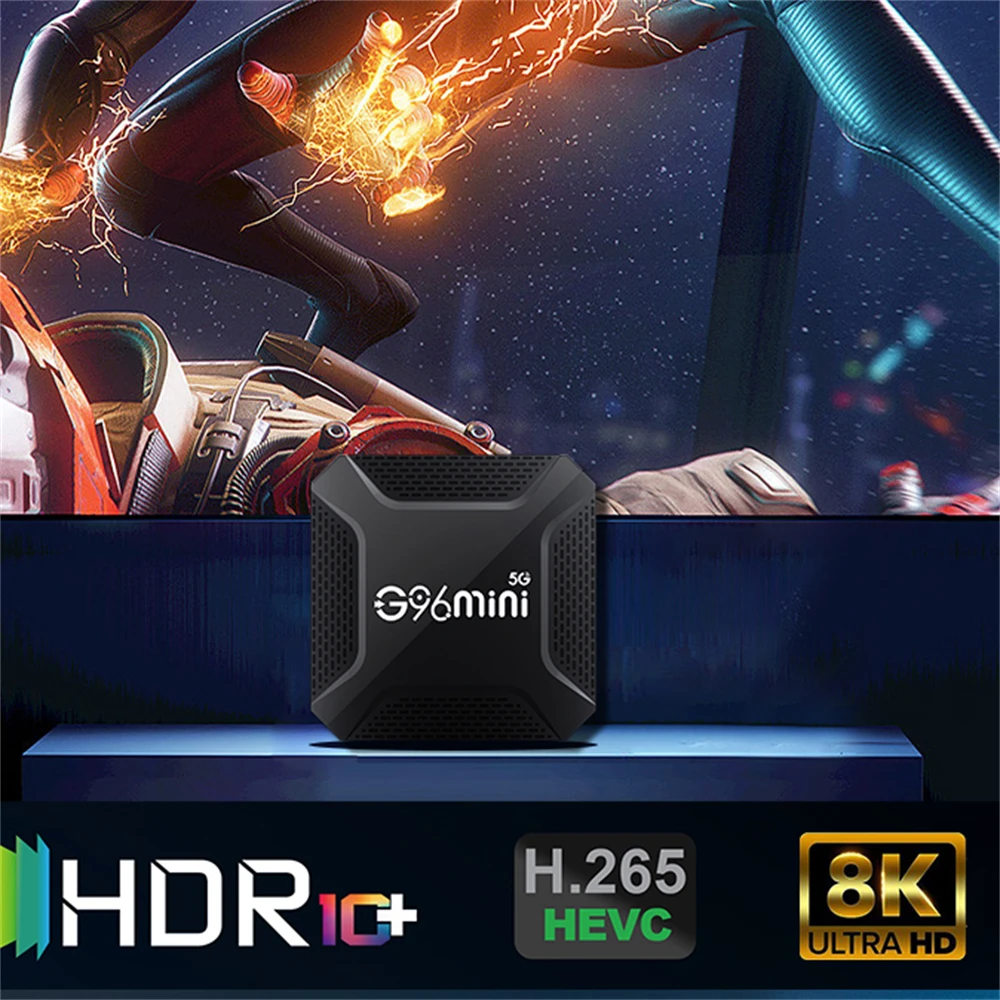 G96 Mini 5G TV Box Android13.0 Rockchip RK3528 64bit Cortex-A53 Support 8K Video Dual Wifi BT5.0 RAM 32G 64G Media Set Top Box
