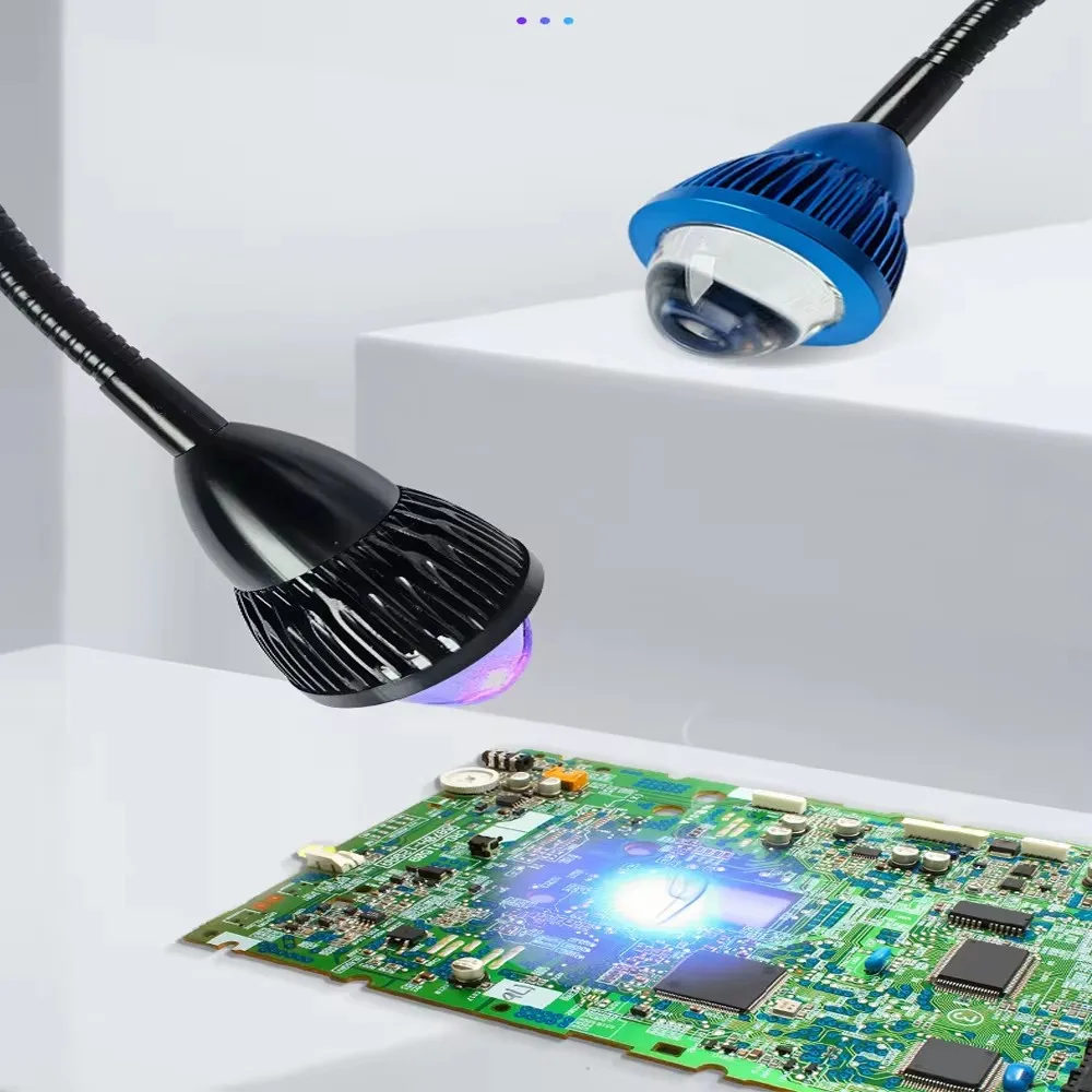 Purple Light Multifunctional High Quality Manicure UV Glue Curing Lamp 365nm 395nm 405nm Resin Green Oil Phone PCB Circuit Board