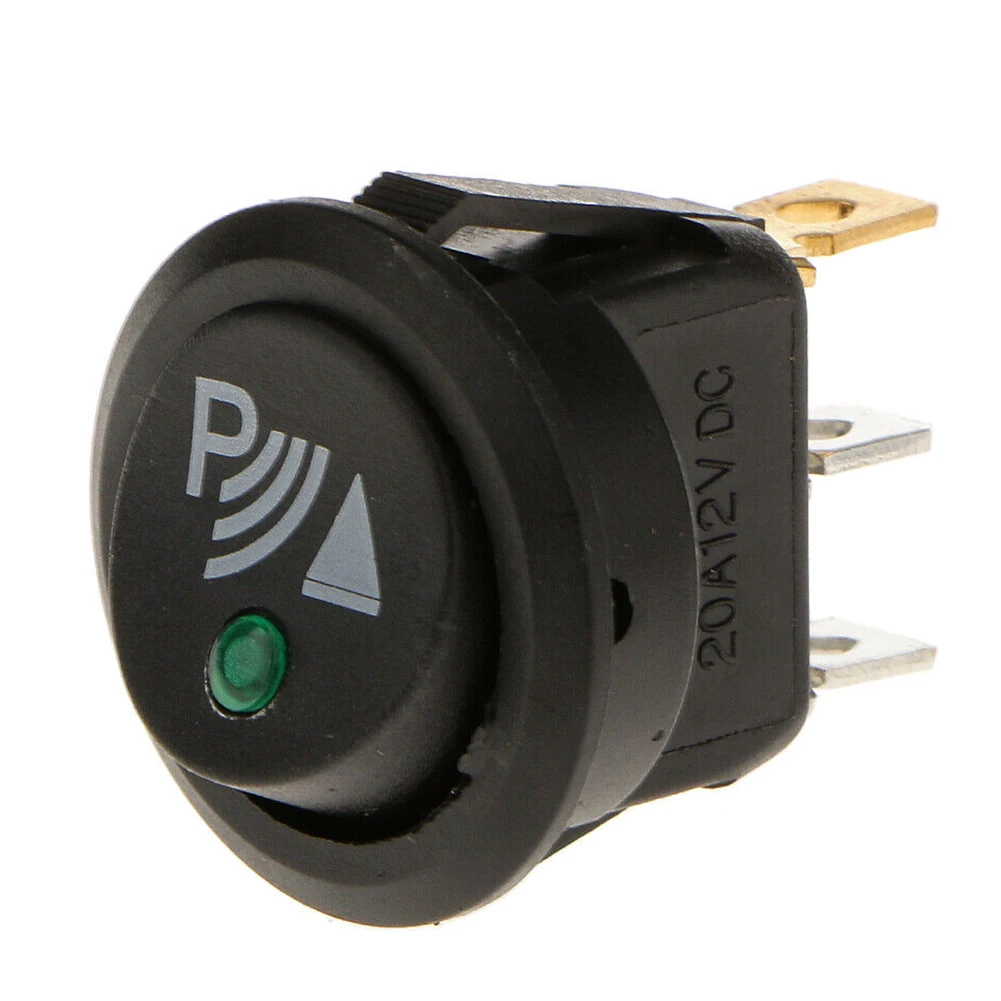 

1pcs Black Switch Car 3 Pin Rocker/Parking Off Switch Front Rear Walking Sensor Car Interior Accessories