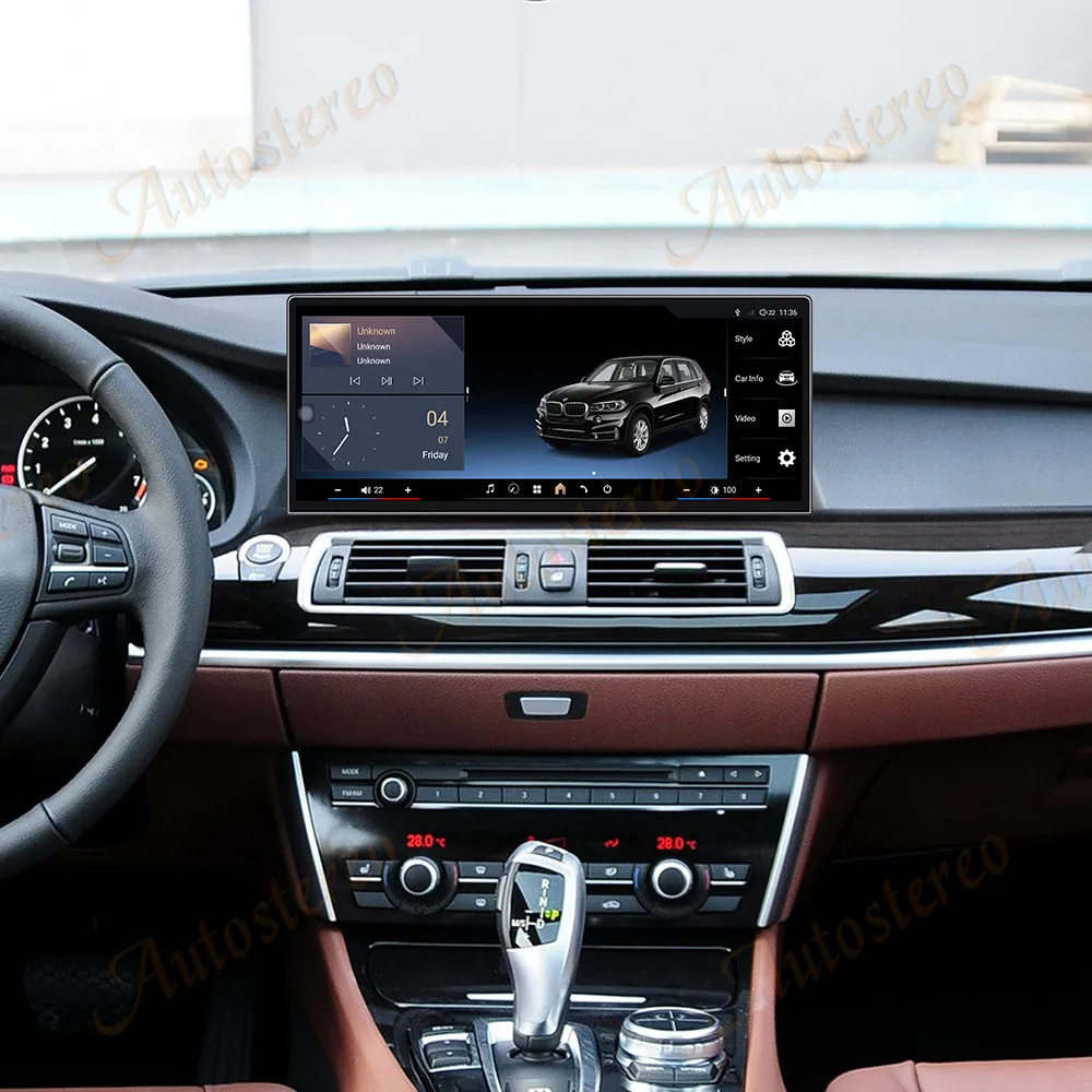 ID9 12.9 Ultra Dual BT Carplay Android 14 Car GPS Navigation For BMW 5GT F07 200