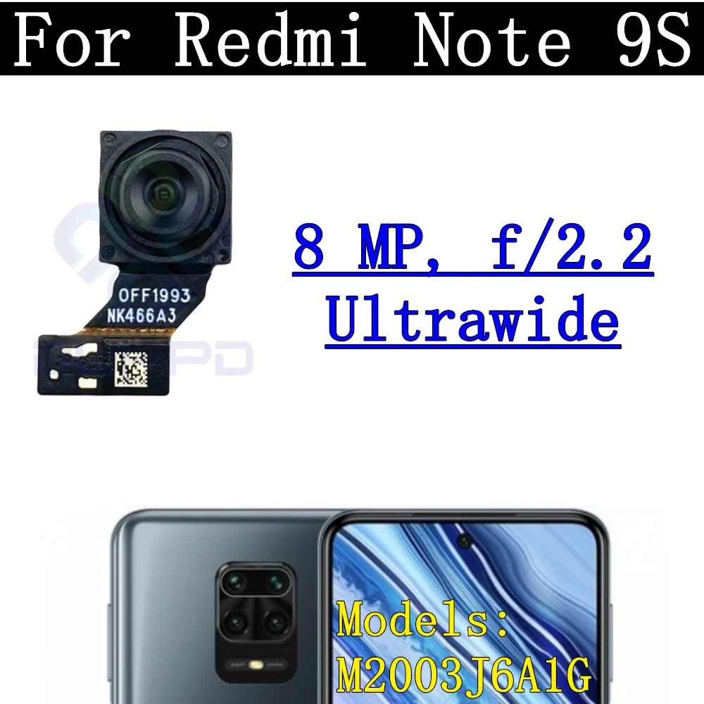Note9S Rear Camera Flex Cable For Xiaomi Redmi Note 9S Front