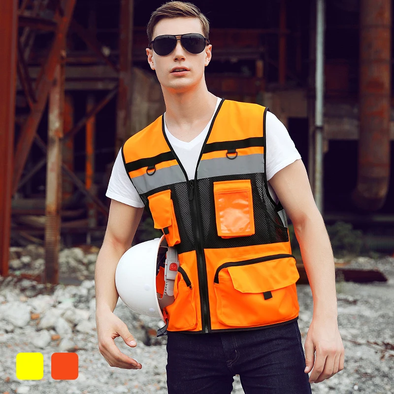 Generic Automobile Motorcycle Reflective Safety Vest Yellow High