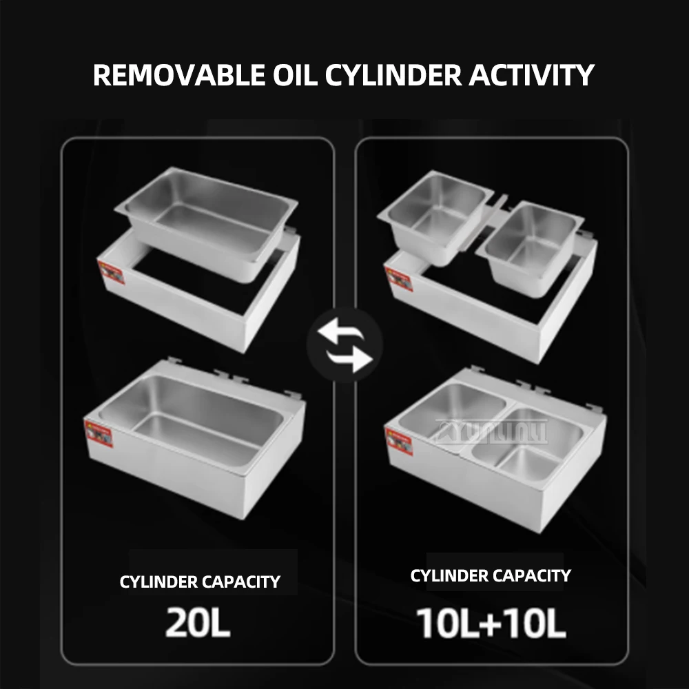 Version 20L Deep Fryer Large Capacity Electric Fryer Commercial Constant Temperature