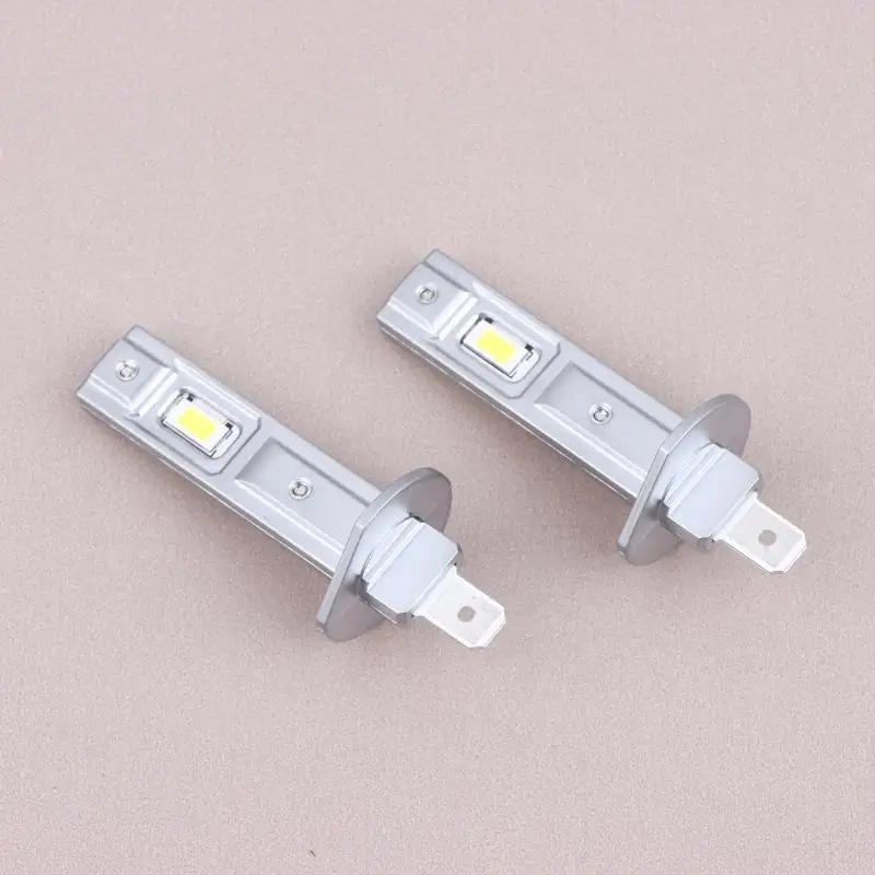 2개입 H1 LED 헤드라이트 전구 자동차용 CANBUS 안개등 500W 4000LM 미니 자동차 헤드램프 CSP 칩 고출력 12V +800% 더 밝게