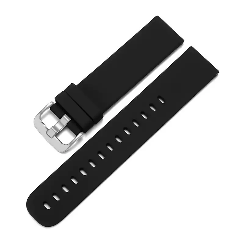 Universal Quick Release Silicone Watch Strap - Soft Rubber Wristband 22mm/20mm