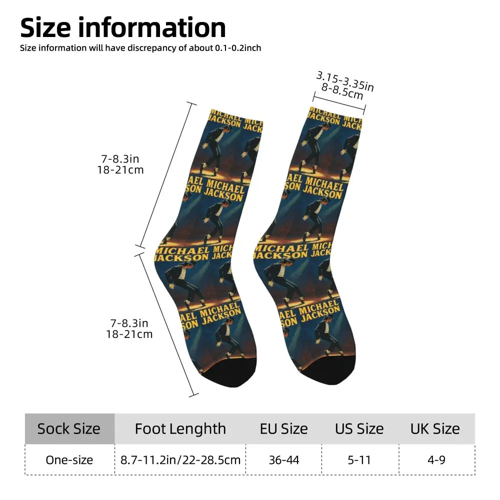 Michael 1984 Grammys Jackson Pop Art Portrait Socks Harajuku Stockings All Season Long Socks Accessories for Unisex Gifts