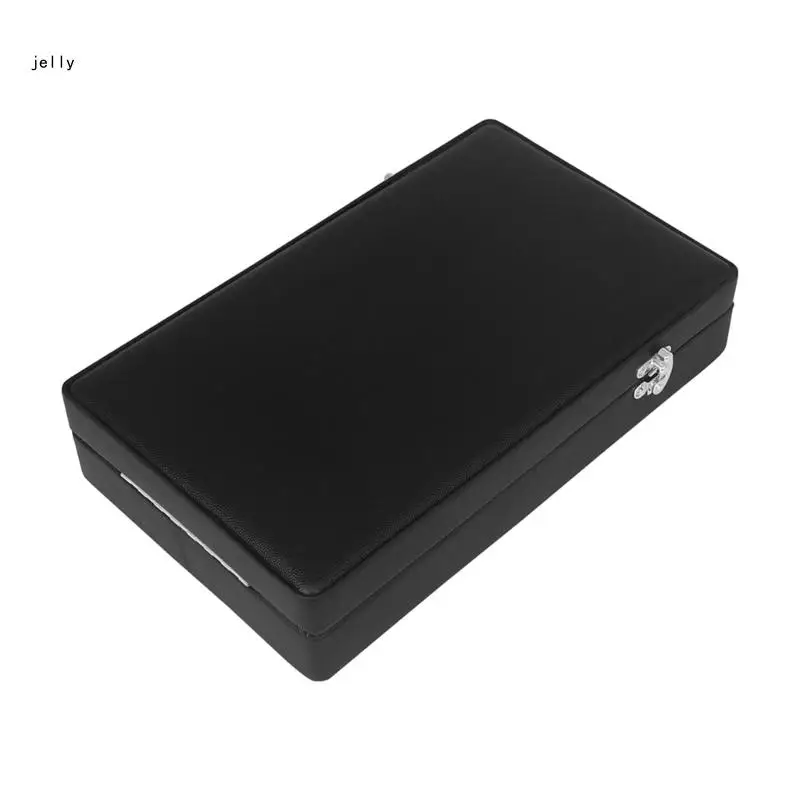 

448C Lightweight Oboe Portable Black Leathers Oboe Storage Box Organizers Double Layers Oboe Container Cases Durable