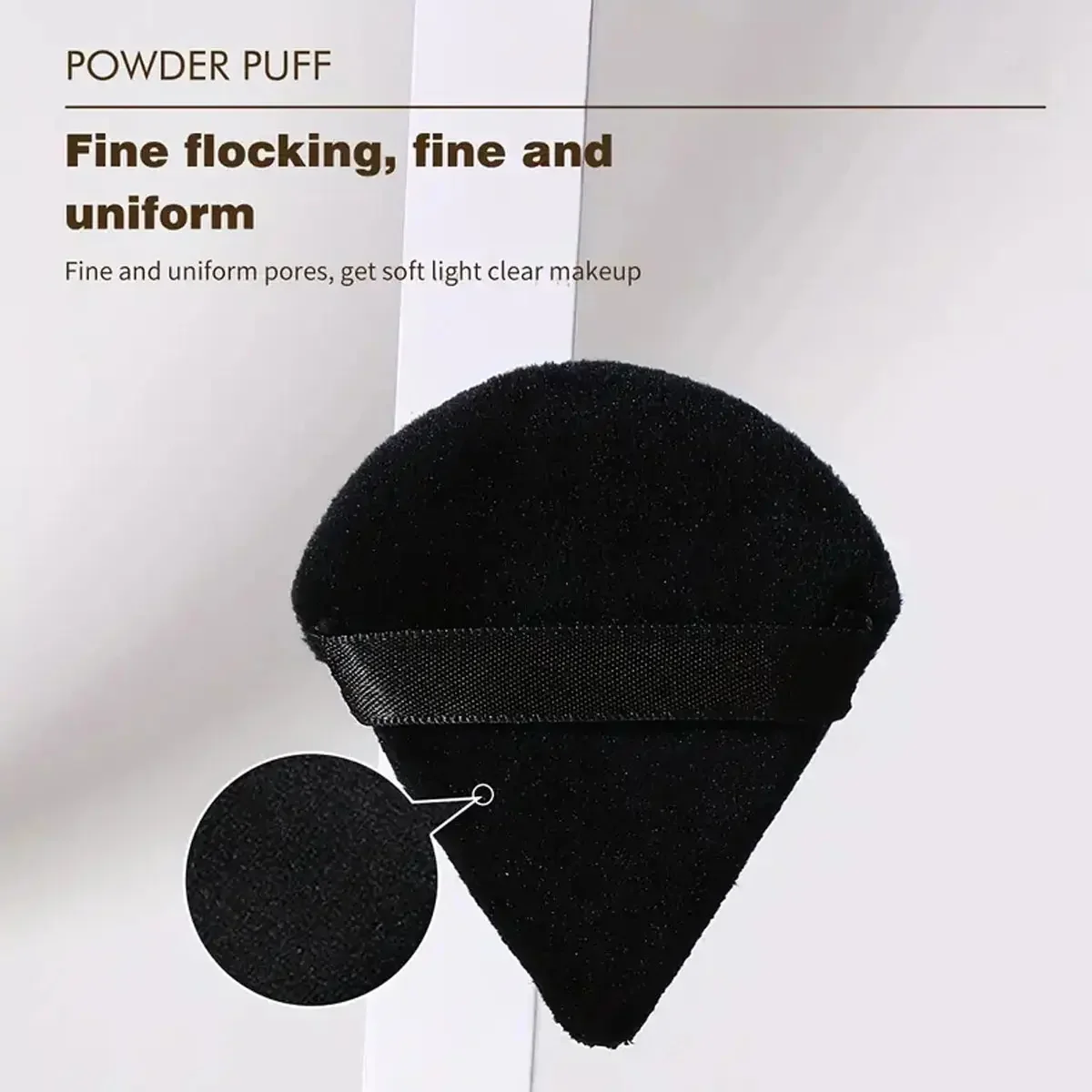 12Pcs Triangle Powder Puff Soft Makeup Sponge Face Make Up Eyes Contouring Shadow Cosmetic Washable Velvet Makeup Puff Tool 4