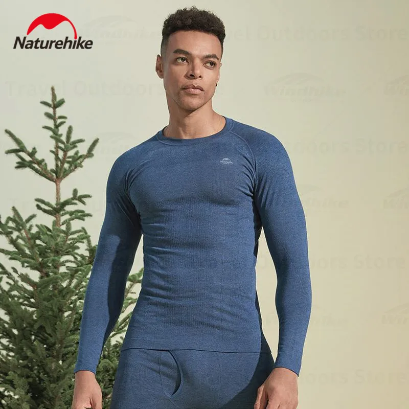 Naturehike HeatMax Thermal Underwear Man and Woman Self-heating Winter Fitness Ski Sport Function Thermal Underwear Office Work