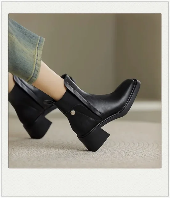 Biker Boots Schuh Tan Ankle Boots 1766 J LINI PALERMO LEATHER