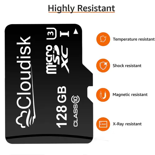 Cloudisk Micro SD Memory Card U3 128GB 64GB 32GB 256GB V30 C10 16GB 8GB 4GB 2GB 1GB A1 Microsd Cards For Phone Tablet - Image 4