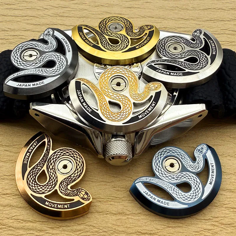 Customized Automatic Hammer Rose Gold Black Blue Silver Gold Watch Rotor Parts