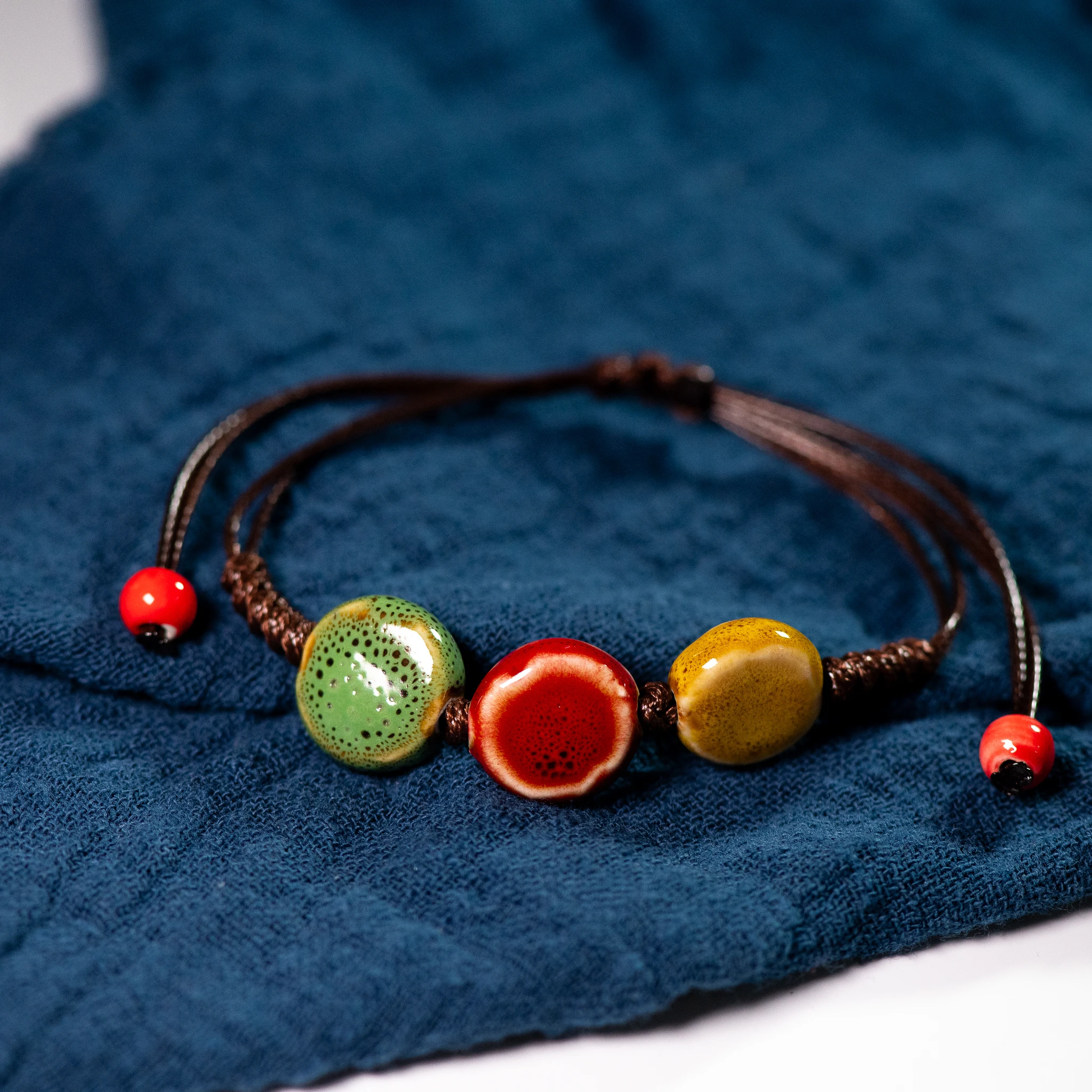 Ceramic Bracelet Love stone women's hand-woven couple jewelry