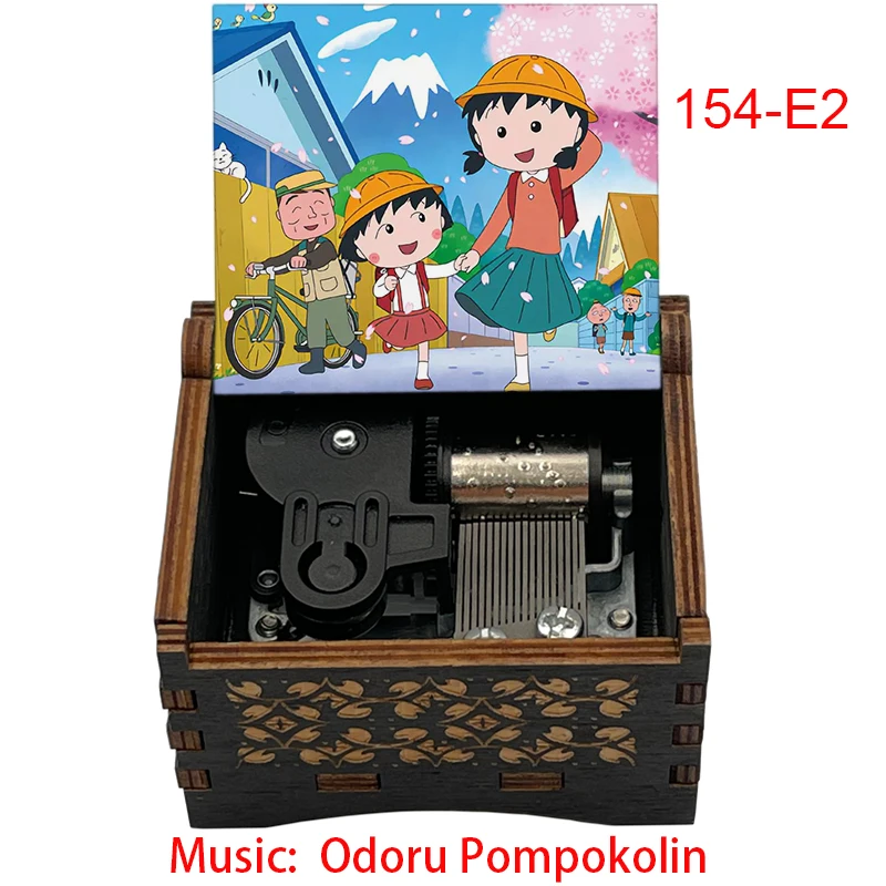 Chibi Maruko chan anime music Odoru Pompokolin Theme Song mechanical music box girls girlfriend kids toy birthday Christmas gift