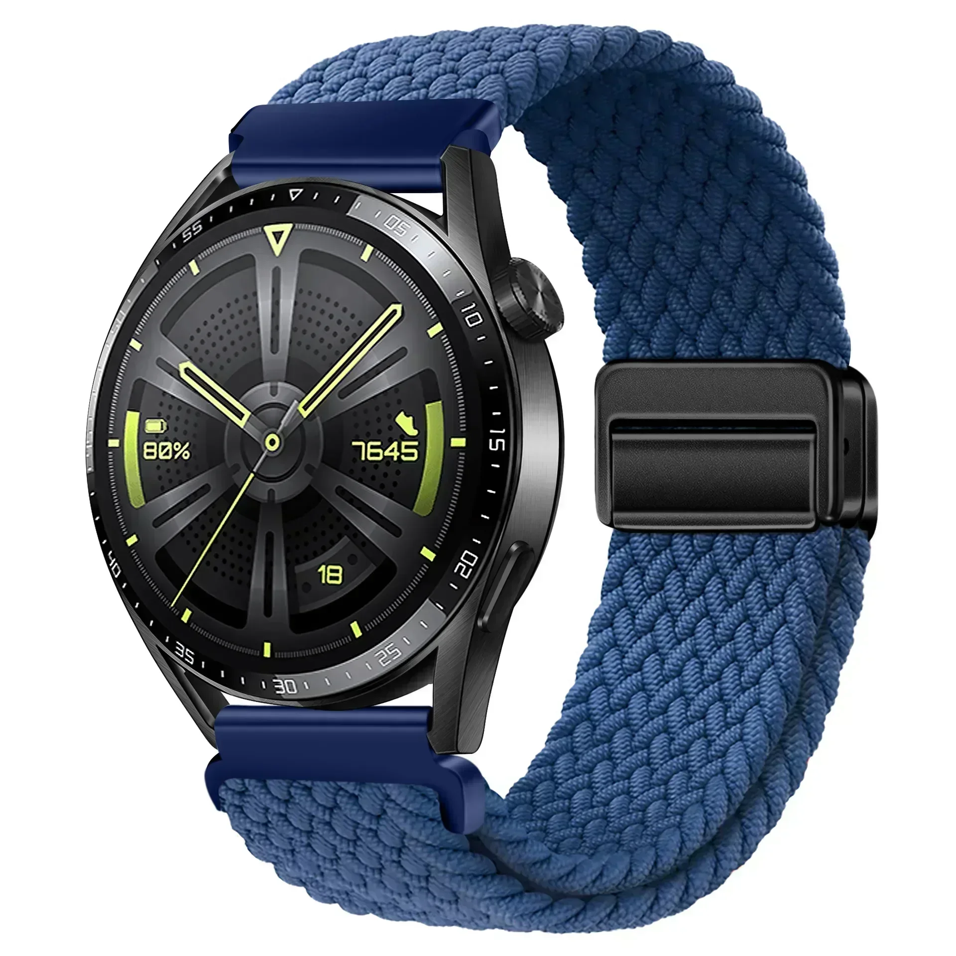 Magnetic Braided Nylon Watch Band - 22mm & 20mm Strap