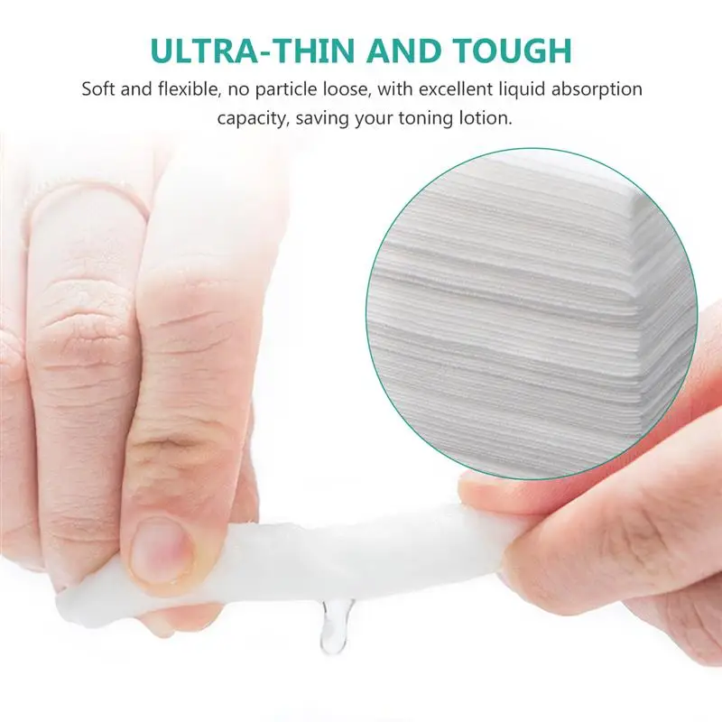 100/200pcs Non Woven Gauze Sponge Face Makeup Non Stick Gauze Pads Used Facial Cleaning Sponge For Wound Aid Supplies 3