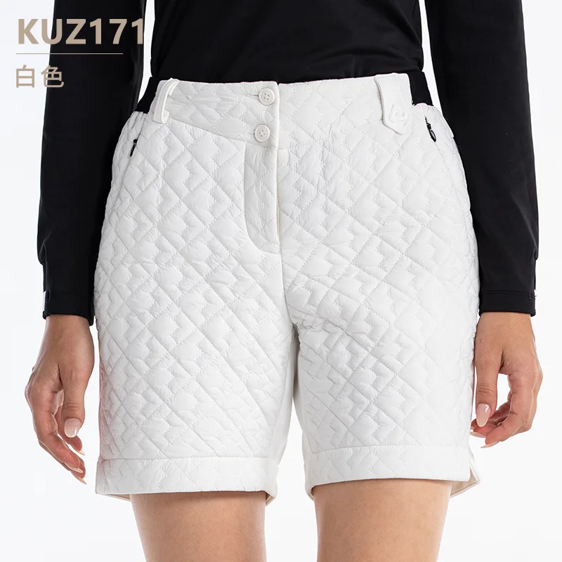 PGM Golf Pants Women's Autumn/Winter Cotton Sports Shorts Light Heating Inner Elastic Belt Comfortable and Warm