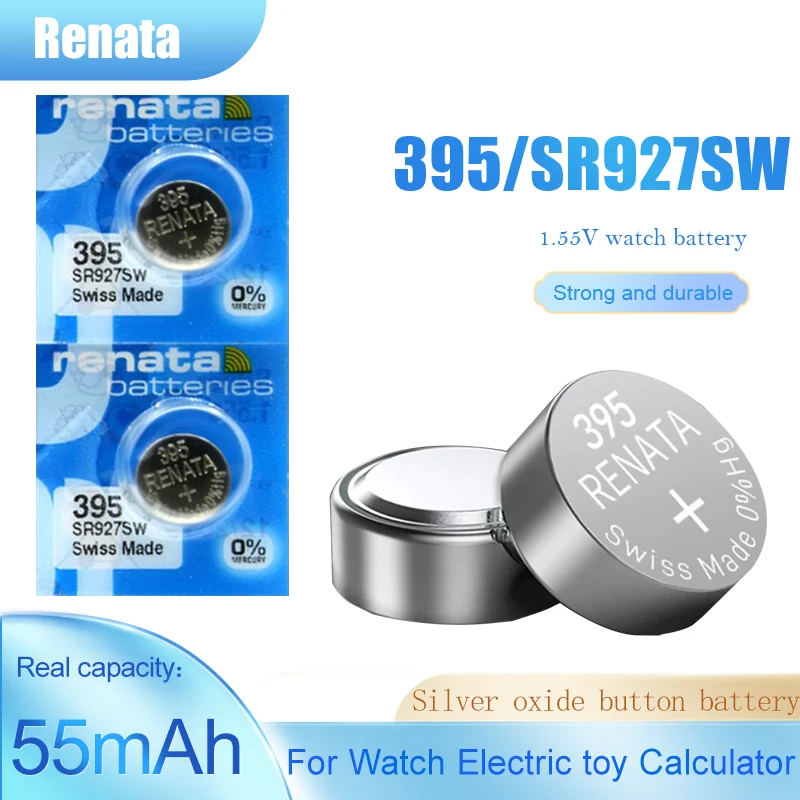 Renata – Batería Para Reloj Renata 395 O SR927SW O AG7 1,5 V (2 - Foto 9
