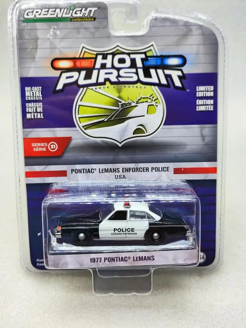 

GreenLight 1/64 1977 для pontiac полиция автомобиль коллекционерная версия металлическая литая модель гоночный автомобиль детские игрушки подарок