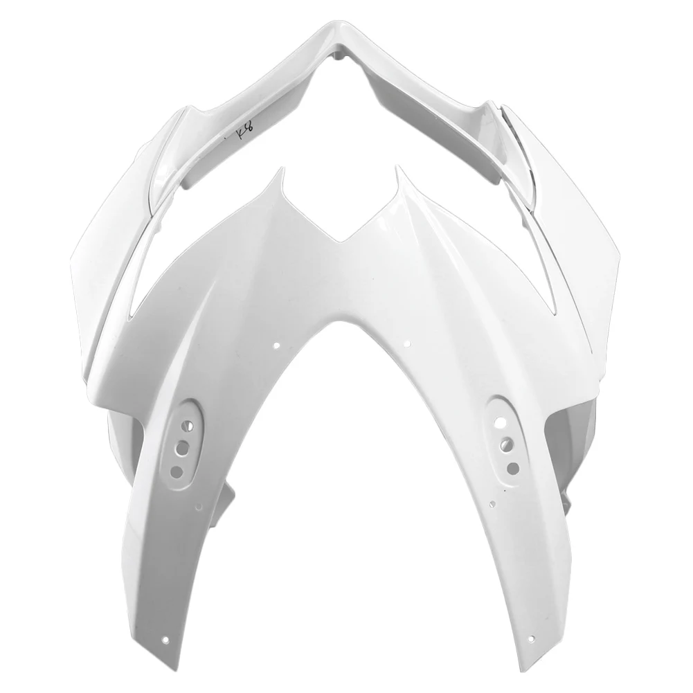 

Motorcycle Upper Front Nose Fairing Cowl For Suzuki K8 GSXR 600 750 2008 2009 2010 Injection Mold ABS Plastic Unpaint White
