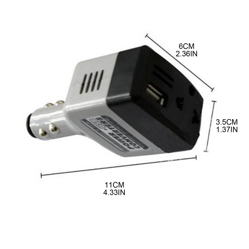 1 stuk 220 V naar 12 V, 220 V naar 12 V adapter sigarettenaansteker 1 stuk 220 V naar 12 V, 220 V naar 12 V adapter sigarettenaansteker